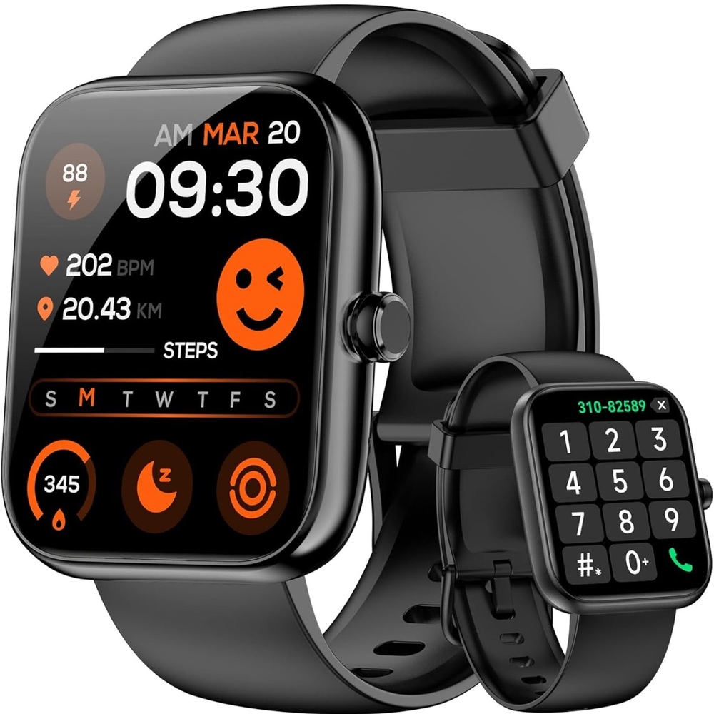 Smartwatch with Black Band
